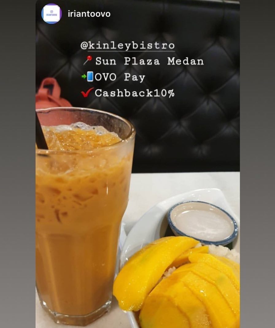 Lengkapi rasa thailand dengan pulut mangga kinley dan authentic Thai Ice Tea @kinleybistro
Dapatkan cash back 10% dari OVO
Thank you @iriantoovo for sharing
.