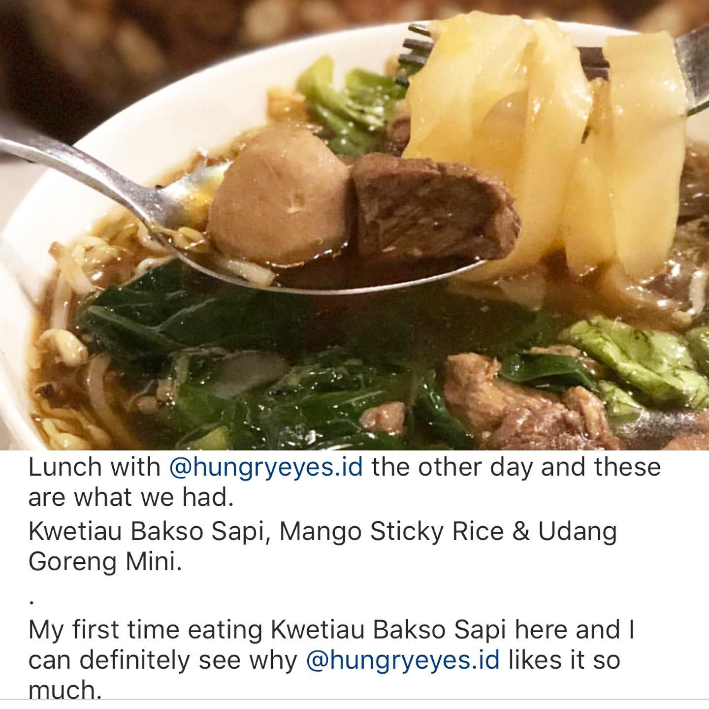 Kwetiao Bakso Sapi Thailand Kinley Thai Bistro
Thank you @zhoueats @hungryeyes.id for your kindest review. ️️️
Read more