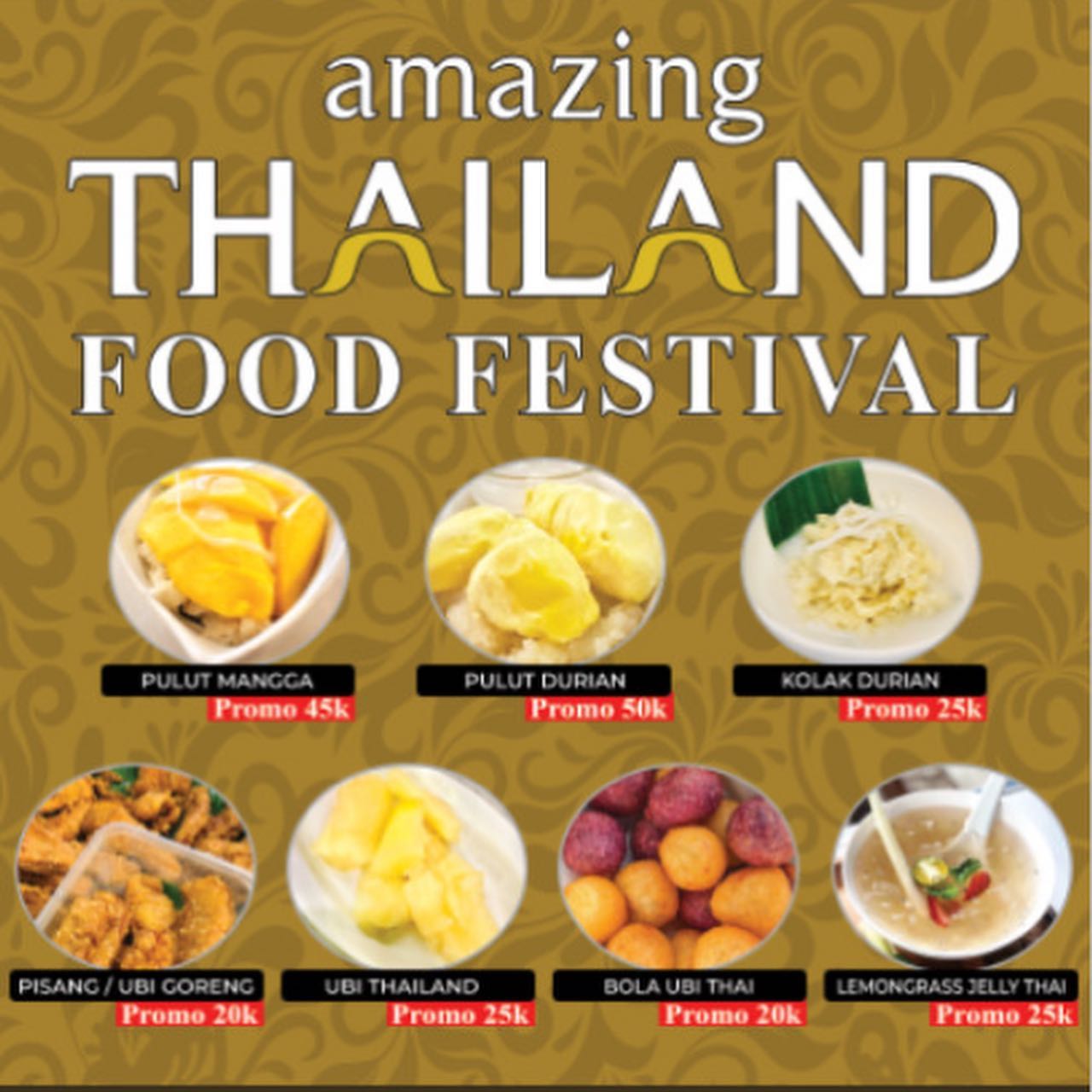 Amazing Thailand Food Festival Kinley Rame Rame di Sun Plaza Main Lobby

Yuk jangan lewatkan ada promo dan 50% CASH BACK dengan Gopay

Khusus 17-21 Aug 2022